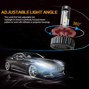 Ampoule LED Super Lumineuse H4 9005 9006 Stroboscopique Clignotante 6000K Voiture H11 H4 Hb3 9006 Ampoule LED <span class=keywords><strong>F2</strong></span> LED ZES H4 LED H4 Phare LED - Product Image 4