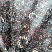 Tissu de doublure pour costume imprimé numériquement en satin brillant polyester 80 g/m² avec motif cachemire de créateur – Grande vente Fabfairy