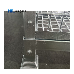 Stackable Detachable Cold <strong>Fish</strong> Storage Transport Portable Safe Metal Wire <strong>Mesh</strong> Steel Tuna Scows <strong>Container</strong> - Product Image 6