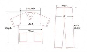 Soft & Durable Hospital <b>Work</b> Clothes for Staff Breathable <b>Work</b> Clothes Nurse <b>Scrubs</b> Uniform <b>Scrubs</b> uniform - Product Image 6