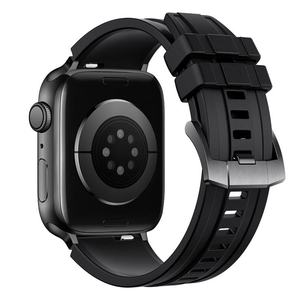 Correas de Reloj de Caucho Fluorado de Alta Gama para Apple Watch Ultra 49mm SE 44mm Series 10/11 46mm, Resistentes al Agua, Deportivas - Product Image 6
