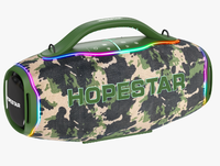 Speaker Nirkabel BT HOPESTAR A90 700W Tahan Air IPX6 8 Speaker Diafragma Bergetar Outdoor BT USB TF CARD TWS FM RGB LED