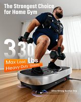Plateforme vibrante d'exercice pour la perte de poids et le drainage lymphatique, capacité 330 lbs, entraînement à domicile, shaker corps entier, boucle de Pilates