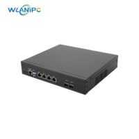 Rak server Proxmox OPNsense yang mendukung router N100 Intel i226V 2.5GbE 4 LAN, mini PC yang dapat diperluas dengan 4x NIC i350