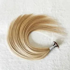 Promotion White Kinky Straight Genius Weft Factory Wholesale White Brown Genius Weft