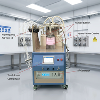 Système de dépôt chimique par évaporation amélioré par plasma (PECVD) Lab 800C avec four de séchage sous vide et plateau rotatif de 4 pouces - ALD-800X-4-PE (MGSI)