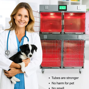 Fabrika satış paslanmaz çelik Pet terapi kafes veteriner hastane ve hayvan kliniği için kızılötesi fonksiyonu ile iyi fiyat hızlı teslimat - Product Image 1