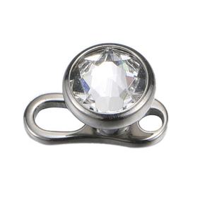 Anclaje de titanio para perforación superficial, perforación de titanio con rosca interna, modelo ASTM F136 - Product Image 1