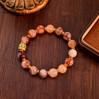 Bracelet de rééducation élastique, cadeau pour femme et homme, bracelet en pierre semi-précieuse de 11 mm, perle, énergie, puissance, cristal, Reiki