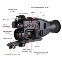 Henbaker CY789 8x monoculaire de Vision nocturne avec télémètre 1920p HD chasse NV Googles monoculaire 940nm 850nm IR caméra binoculaire