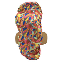Bonnet de nuit en satin imprimé africain pour femmes aux cheveux longs et dreadlocks, avec logo personnalisé, luxe, pour le sommeil et usage quotidien, toutes saisons
