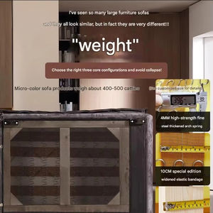 Grand <span class=keywords><strong>ensemble</strong></span> de canapés modulaires <span class=keywords><strong>Sergio</strong></span> Bicego très stylés Canapé sectionnel doux Tufty Pixel en bois Meubles - Product Image 6