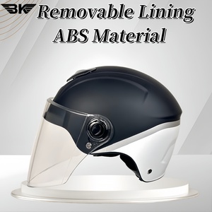 Factory <span class=keywords><strong>Outlet</strong></span> Adulto Unisex ABS Transpirable Motocicleta Media cara Casco para Racing Reemplazo - Product Image 2
