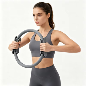 Cercle de Pilates Magique à Double Poignée Antidérapante en TPE, Fourniture d'Usine, pour Yoga, Fitness, Gym, Exercice et Entraînement - Product Image 6