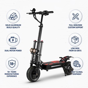 Potente Scooter Eléctrico Plegable de Doble Motor, 52V 24Ah, Alta Velocidad, para Negocios y Desplazamientos Diarios - Product Image 5