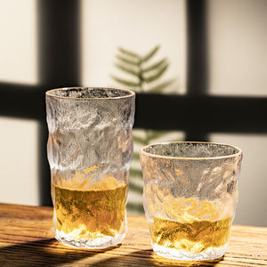 Granit créatif style européen motif d'écorce d'arbre boire du vin givré whisky tasse glacier rock verre japon Laser cadeau <span class=keywords><strong>gobelet</strong></span> - Product Image 4