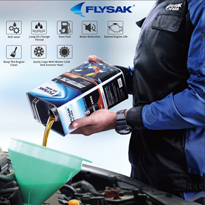 Flysak thông qua hydrorefining cơ sở dầu hx6000 nhiệm vụ nặng nề công suất cao động cơ diesel dầu API CF-4 SAE 15W-40 - Product Image 2