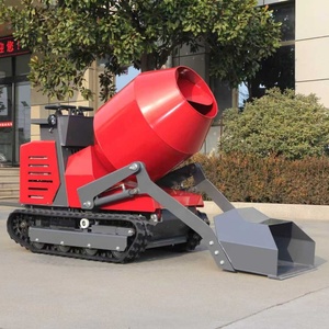 Kc-500l, Producto Más Vendido, Camión Mezclador de Concreto Autocargable de 500l, Mini sobre Orugas para Construcción Rural - Product Image 3
