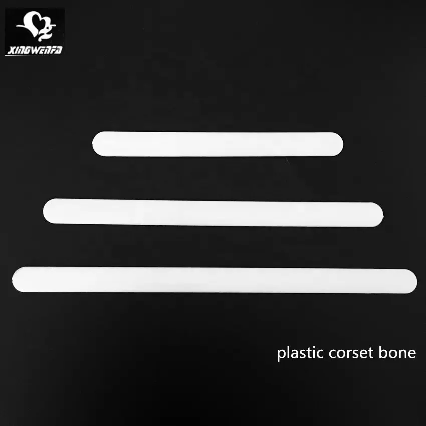 अंडरवियर सामान मजबूत अच्छी गुणवत्ता सफेद प्लास्टिक कोर्सेट हड्डी प्लास्टिक boning