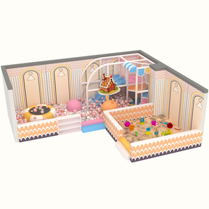 Parc d'attractions intérieur équipement de jeu doux balles balles balles diapositives petit terrain de jeu intérieur pour enfants - Product Image 2
