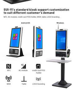 rie Services de Paiement Billet Visiteur Machine Terminal Restaurant Self-Service Kiosque Tactile Kiosque à Commande automatique - Product Image 3