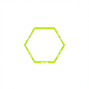 Anillo Hexagonal 850B de 40CM Verde Fluorescente 6PZ Equipo de Entrenamiento - Product Image 1