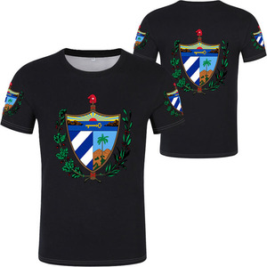 Wholesale Custom Logo <strong>Shirts</strong> for Men Polyester Tshirts Cuba Vintage Cuban Island Map Caribbean <strong>Pride</strong> Vintage Cuba <strong>T</strong>-<strong>Shirt</strong> - Product Image 3