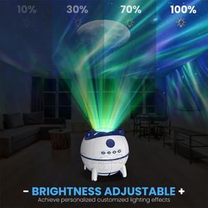 Projecteur de Galaxie pour <span class=keywords><strong>Plafond</strong></span>, Lampe avec 8 Sons Apaisants, Projecteur d'Aurore et de Lumière Étoilée, Lumière d'Ambiance Nocturne, Projecteur de Galaxie en Forme de Capsule Spatiale - Product Image 5