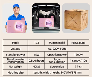 Máquina Portátil Eléctrica para Hacer Algodón <span class=keywords><strong>de</strong></span> Azúcar, <span class=keywords><strong>Juguete</strong></span> DIY para Niños, Máquina <span class=keywords><strong>de</strong></span> Algodón <span class=keywords><strong>de</strong></span> Azúcar para Regalo <span class=keywords><strong>de</strong></span> Cumpleaños - Product Image 3
