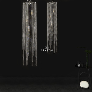 Lámpara de Techo de Cristal K9 Premium, Estilo Contemporáneo, para Hogar, Villa, Vestíbulo, Restaurante, Proyectos - Product Image 2