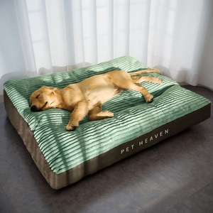 Nouveau lit de chiot indestructible anti-dérapant fond Rectangle caisse matelas Portable chien tapis de couchage - Product Image 4