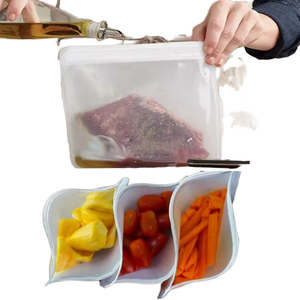 Bolsas de pelo liso de fábrica de alta calidad personalizadas, bolsas con cremallera de Peva, materiales reciclados, logotipo personalizado impreso, embalaje Opp impermeable - Product Image 1