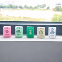 Jeu de Mahjong Rose Gelée – Tuiles Lisses au Toucher, Résine Époxy, Motif Fleur de Cerisier – Souvenir Printanier