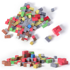 Cubo magnetico transfrontaliero Set da costruzione per Mini <span class=keywords><strong>il</strong></span> mio mondo Mc modello di stelo di casa del capo del villaggio - Product Image 1