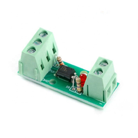 Módulo de Aislamiento Optoacoplado de 1 Canal PC817 EL817 3V-5V 12V 24V, Aislador Fotoeléctrico con Soporte de Riel, Placa de Motor de Accionamiento PLC