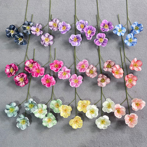 Tulipanes Artificiales con Pétalos Levantados, de Plástico y Tela, para Decoración de Bodas y Hogar, Arreglos Florales - Product Image 2