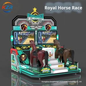 Machine de jeu d'arcade de course de chevaux à deux joueurs, à monnayeur, équipement de divertissement intérieur de grande envergure, matériel de construction - Product Image 2