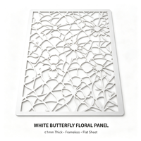 Panneau décoratif en métal découpé CNC, motif personnalisé pour cloison intérieure architecturale