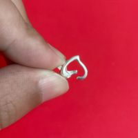 Vente en gros de composants de bijoux plaqués argent 925, fermoir en forme de cœur angulaire, connecteur de bijoux de haute qualité, fabrication de bracelets et de colliers StarPaGo