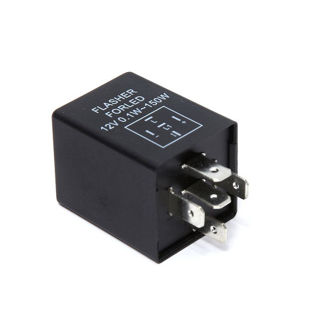 12v Led Flasher for Turn Signal Hyper Flashing Blinker LED Light Led Flasher Relay 5 Pin 4 Pin
