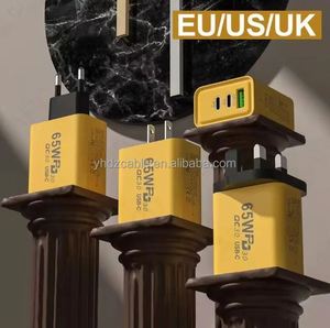 65W Usb and Dual Type c 3 Ports Fast Charging <b>Plug</b> Cell Phone Wall Charger Adapter for Phone 16 15 14 - Product Image 4