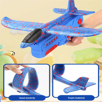 Jouets lanceurs d'avions : Avion en mousse LED avec modes de vol pour garçons, jouets volants d'extérieur, cadeaux d'anniversaire pour garçons et filles, avions