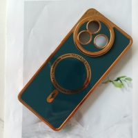 Coque de téléphone TPU couleur fantaisie dorée en gros pour ITEL S24 Mobile Cover