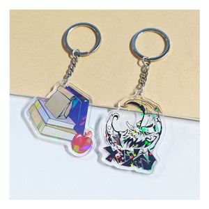 Porte-clés personnalisé écologique imprimé anime, breloques en alliage métallique de qualité supérieure, porte-clés en acrylique personnalisé pour clés - Product Image 4