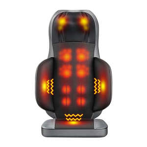 Promotion voiture dos soulagement des douleurs pétrissage Vibration Massage coussin de siège Shiatsu cou et dos masseur Massage chaise coussin - Product Image 1