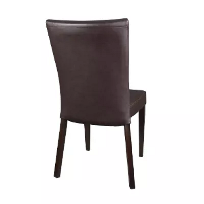 modern China Hot Sell Dinning Chairs with Wood Legs PU leather Cover for Dinning Room Soft and Waterproof