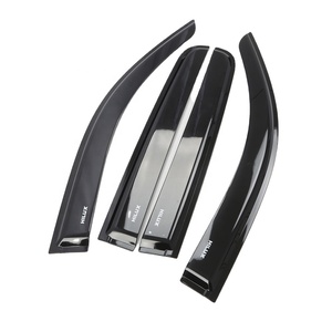 Accessoires extérieurs Pare-soleil latéral Pare-pluie Visière de porte Noir pour Vigo 2003-2018 - Product Image 5