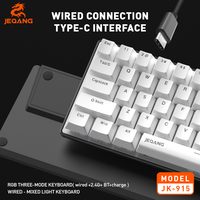 Keyboard Gaming Mekanik USB Berkabel RGB Backlit Full Anti-Ghosting Tombol Bulat Punk Ergonomis untuk PC Desktop