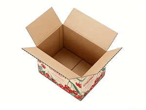 กล่องเชอร์รี่ลูกฟูกแข็งแรงทนทาน ผลิตจากวัสดุรีไซเคิล กันน้ำ เคลือบเงา/ด้าน พร้อมโลโก้สั่งทำ สำหรับการขนส่งและจัดเก็บผลไม้สด - Product Image 3