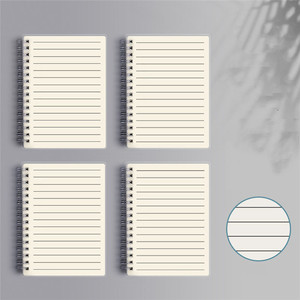 สมุดโน้ตแบบใสปกโลหะพลาสติก PP  ขนาด A4 A5 A6 B5 - Product Image 4